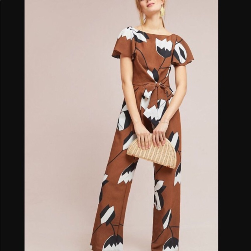 Eva Franco Tulip Print Jumpsuit